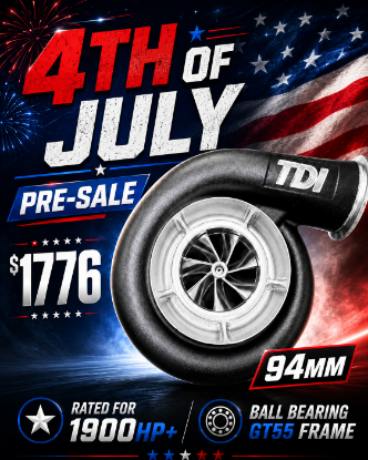 Picture of 4TH OF JULY TDI GT55 Billet 94mm Dual Ball Bearing PRESALE