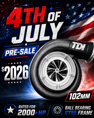 Picture of 4TH OF JULY TDI GT55 Billet 102mm Dual Ball Bearing PRESALE
